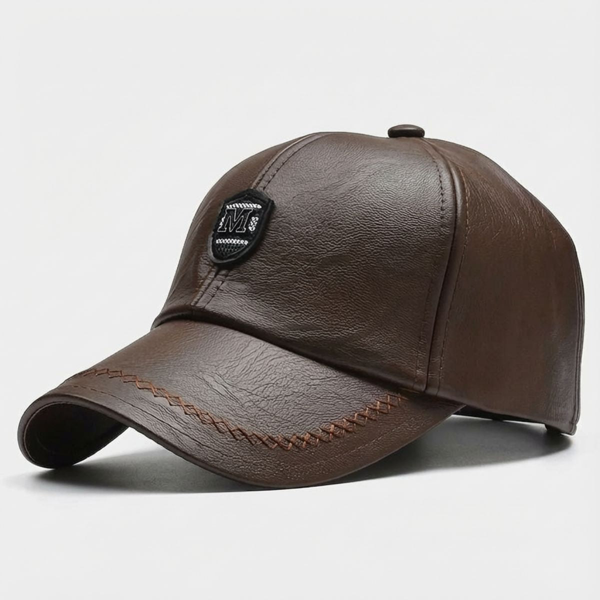 Casquette Baseball Cuir Homme