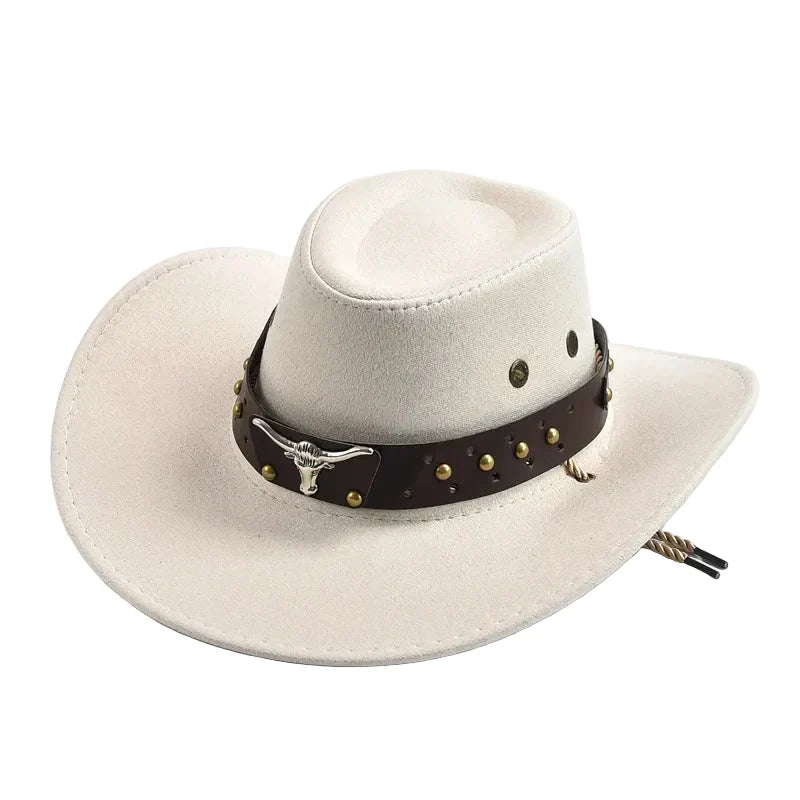 Chapeau Cowboy Style Western – Bandeau Clouté