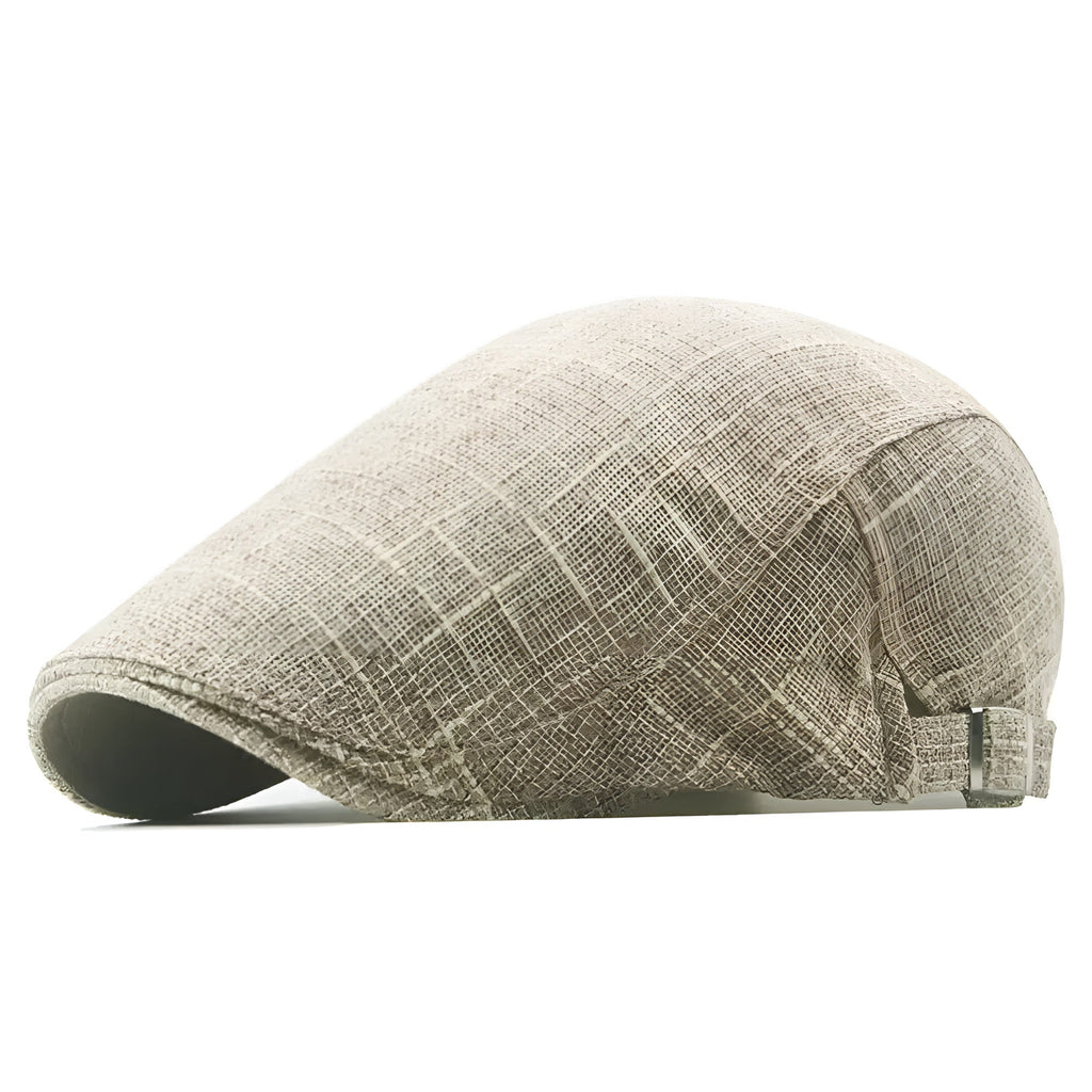 Béret Homme Vintage en Lin Léger - Glamberet
