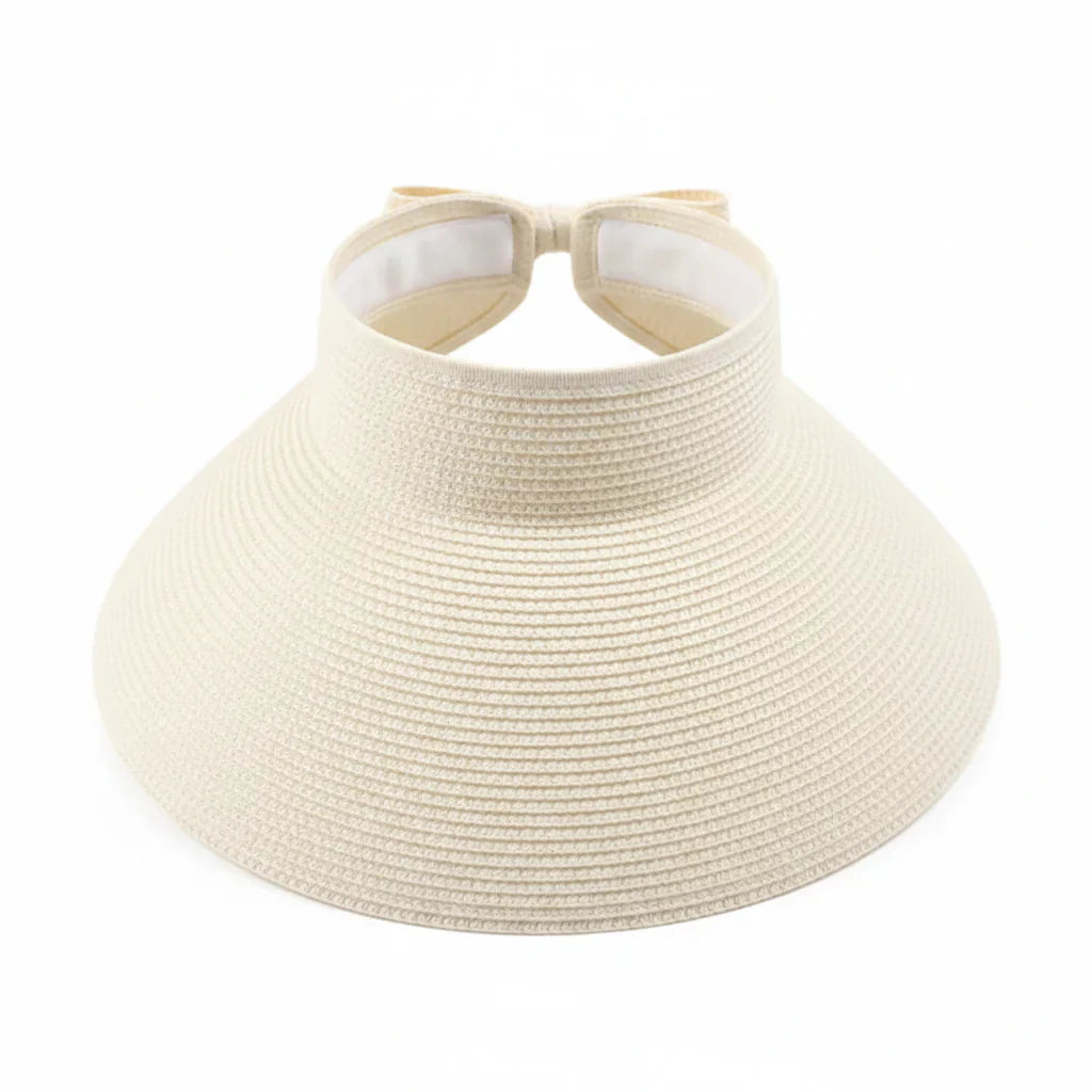 Chapeau de Paille Visière Soleil à Bords Larges – Femme
