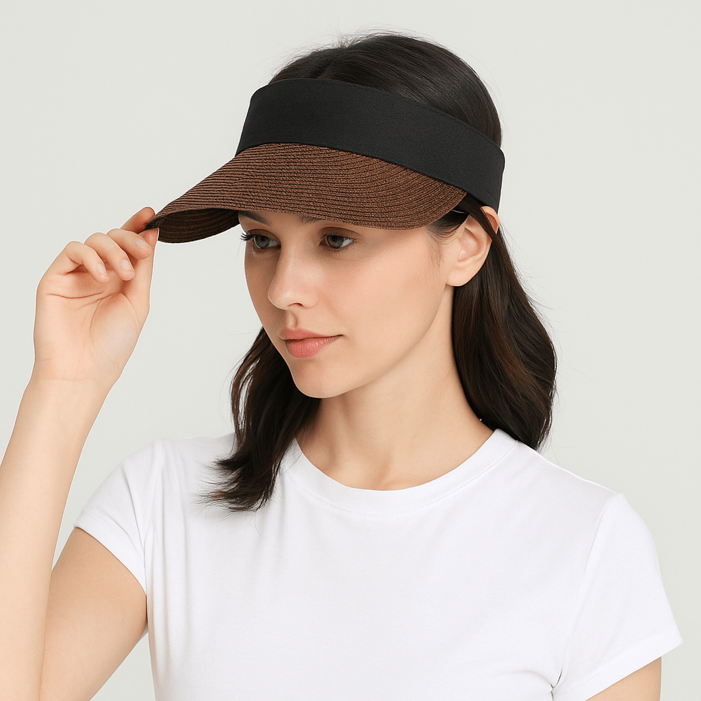 Casquette Femme Été Paille Marron