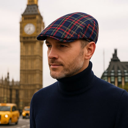 Béret Homme à Carreaux - BritishStyle