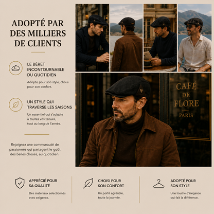 Béret Homme Rétro