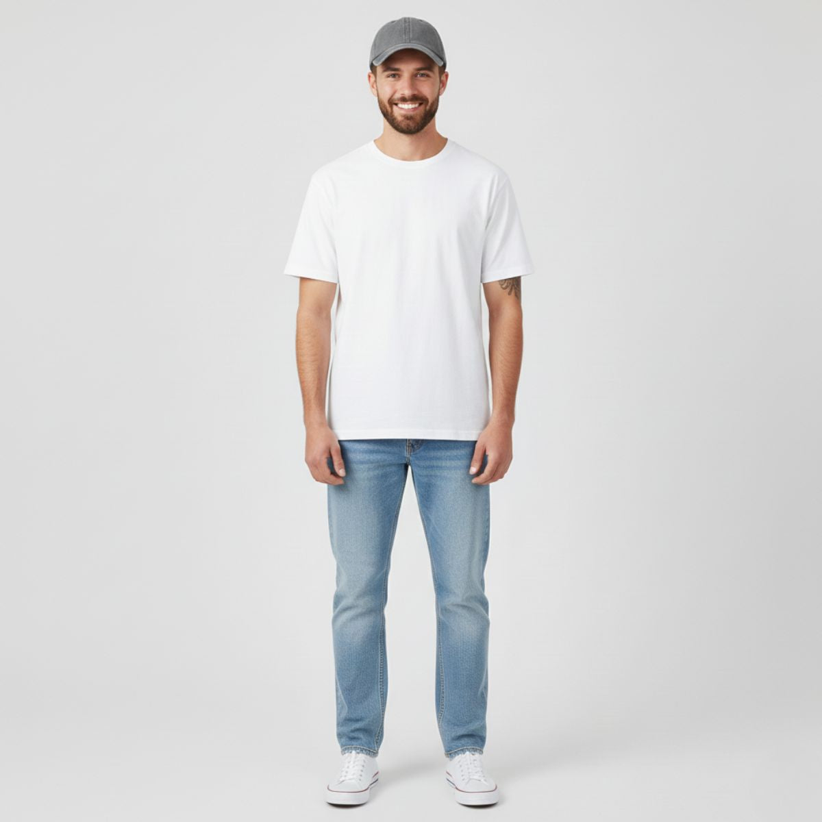 Casquette Baseball Grise Homme