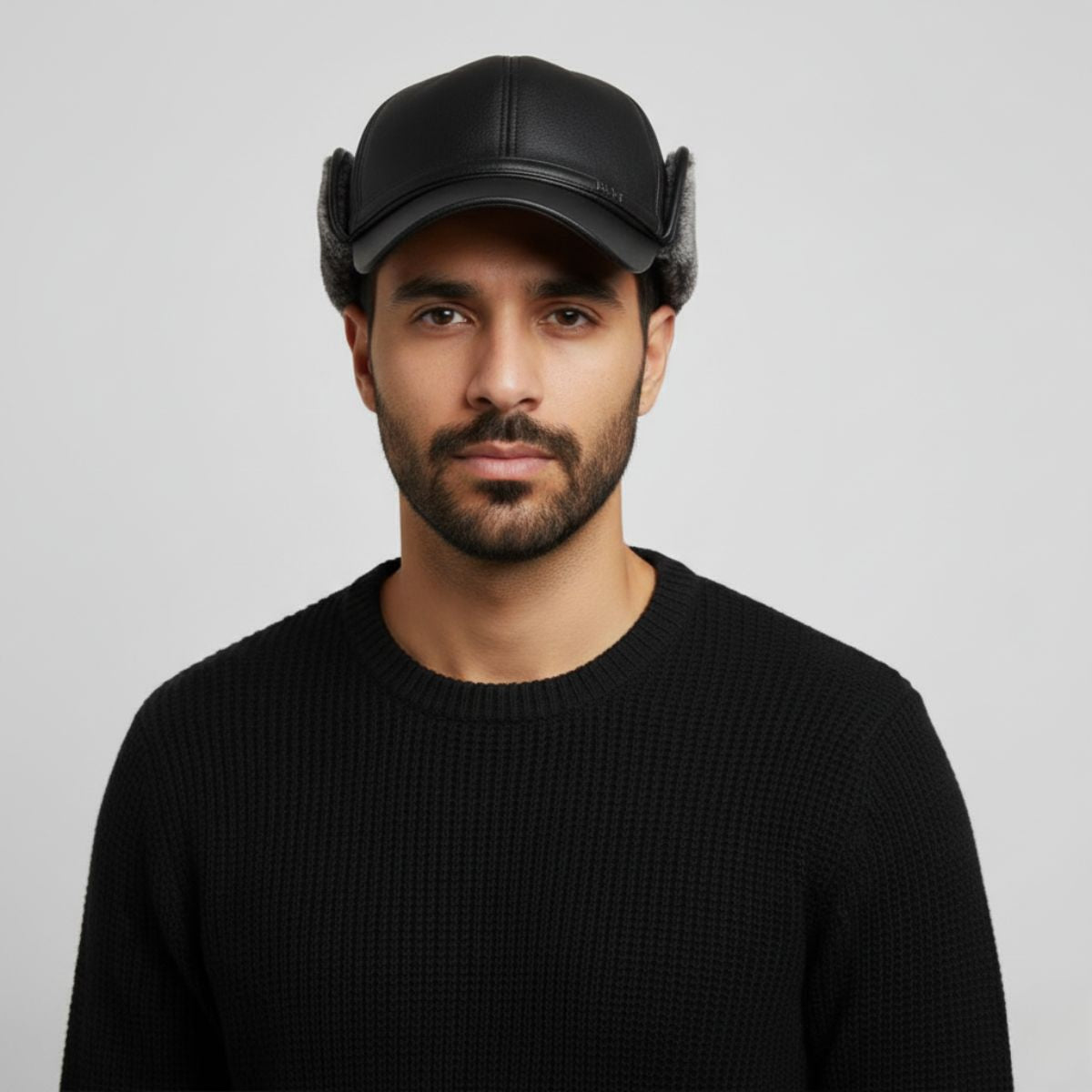 Casquette Homme Hiver Cuir