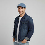 Casquette Plate Homme Bleu Marine