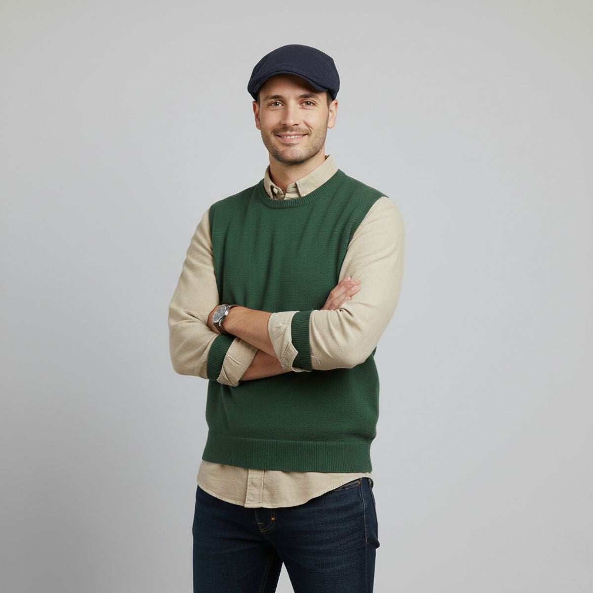 Casquette Plate Homme Hiver