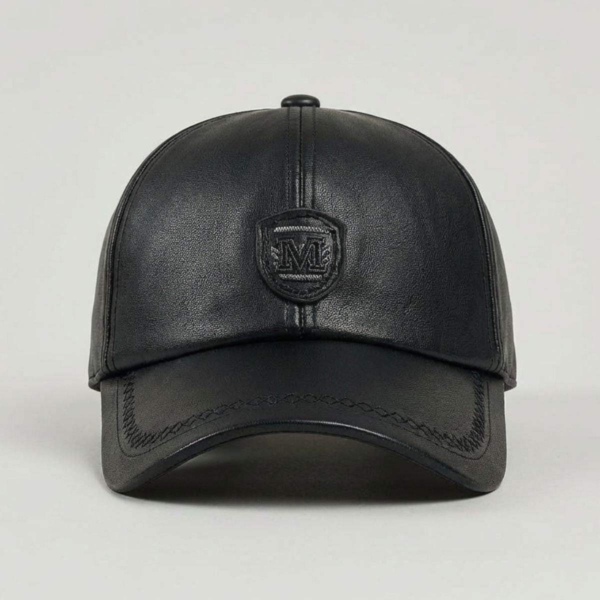 Casquette Baseball Cuir Homme