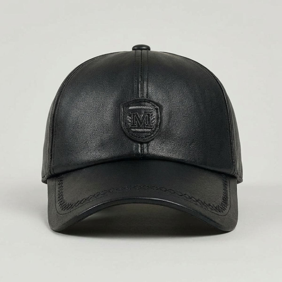 Casquette Baseball Cuir Homme