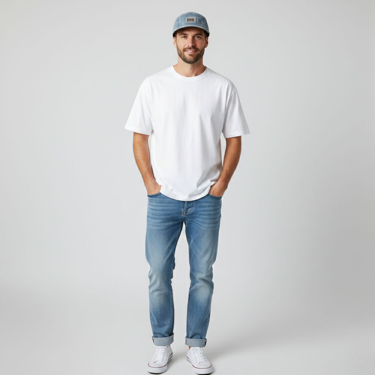 Casquette Baseball en Jean Homme
