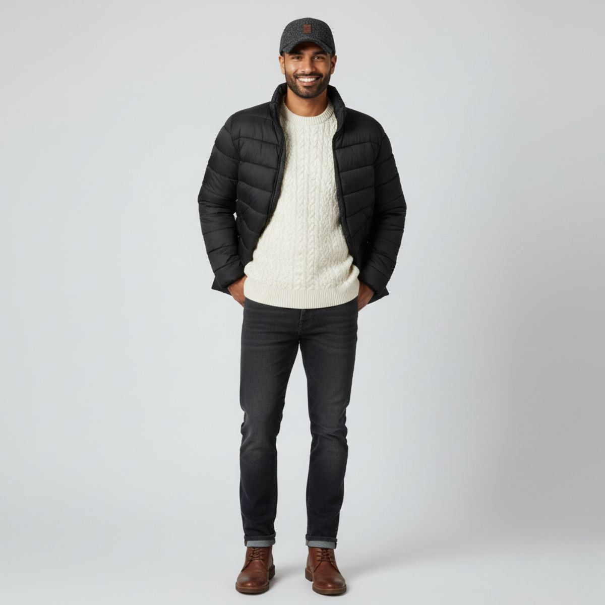 Casquette Baseball Laine Homme