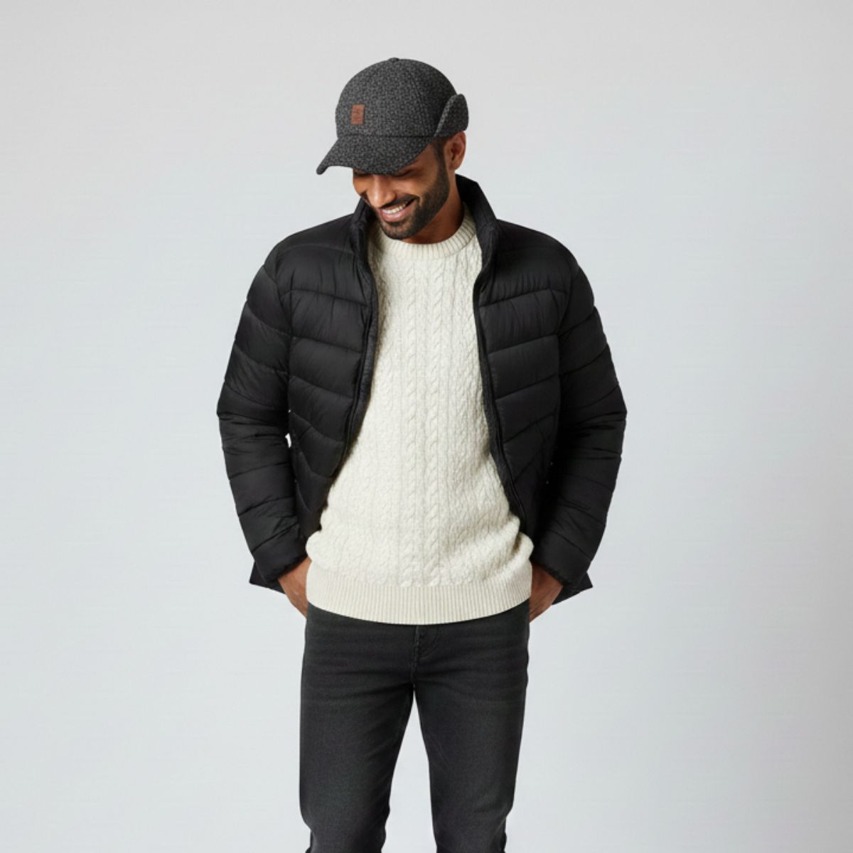 Casquette Baseball Laine Homme