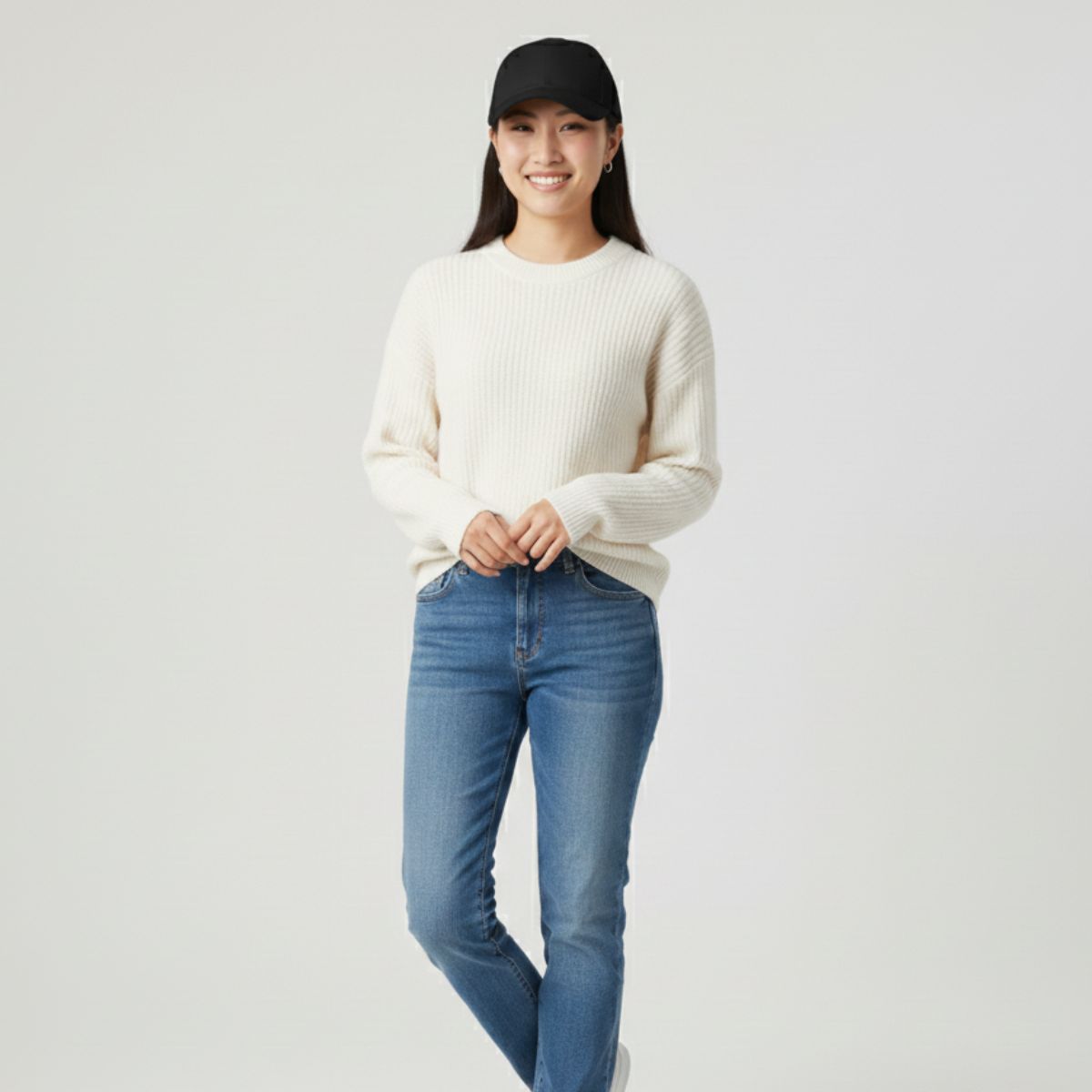 Casquette Noir Simple Femme