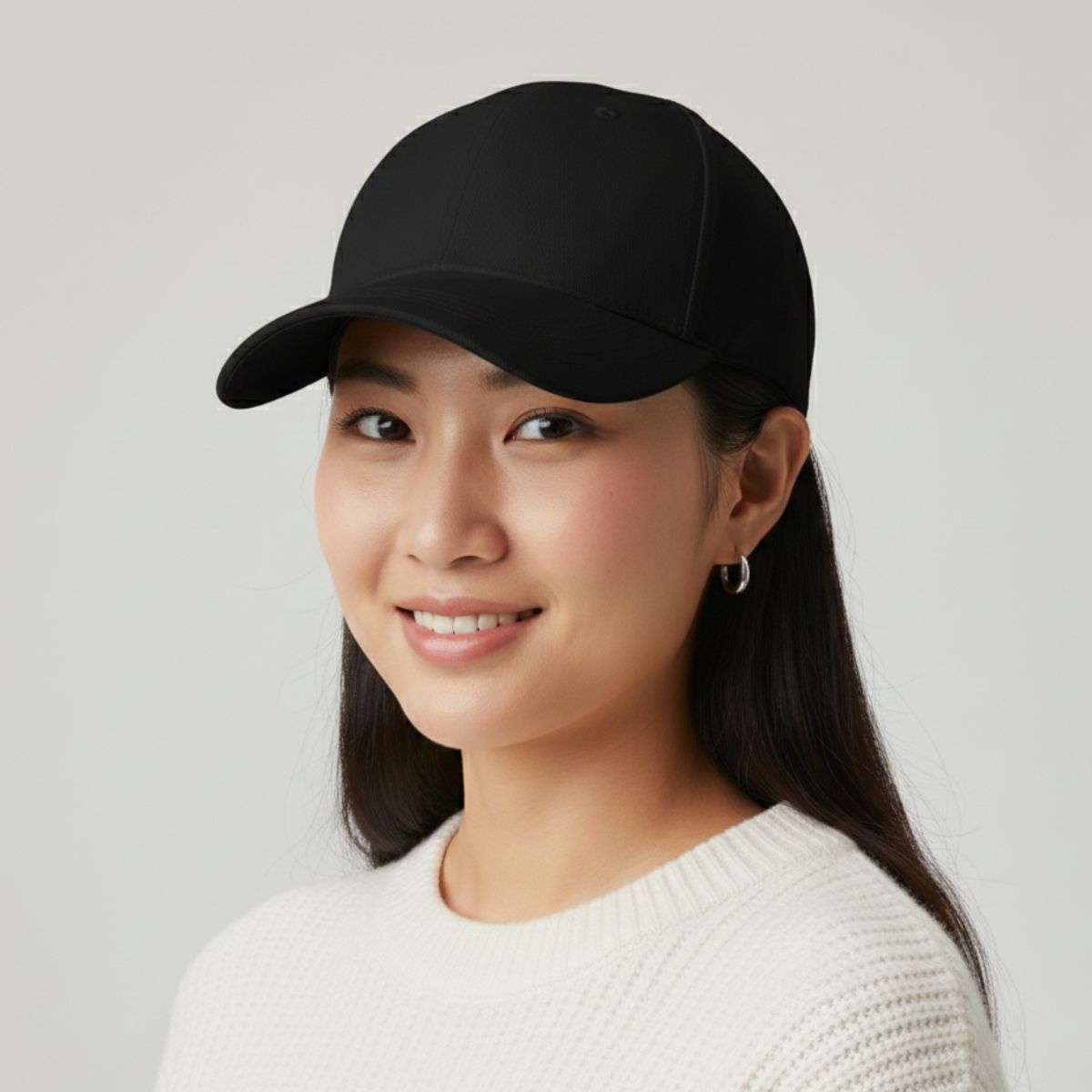 Casquette Noir Simple Femme