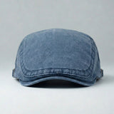 Casquette Plate Homme Bleu Marine