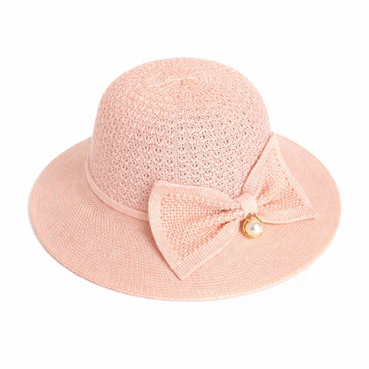 Chapeau de Paille Femme Chic Ruban