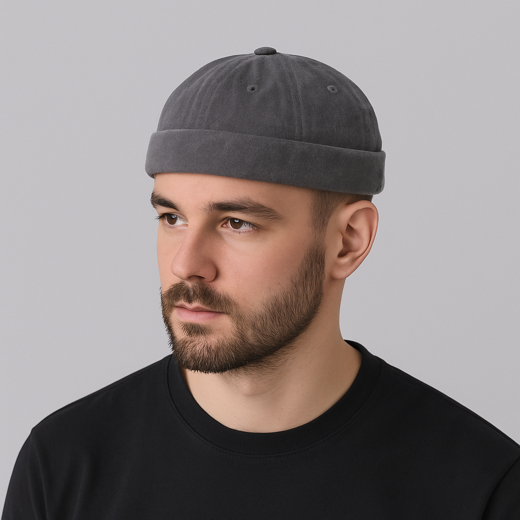 Bonnet Casquette Gris