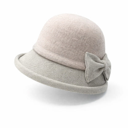 Chapeau Melon Cloche Femme Épais Hiver
