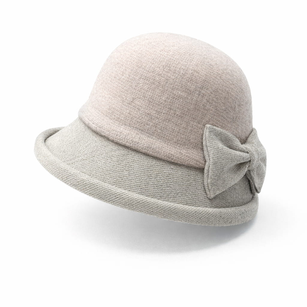 Chapeau Melon Cloche Femme Épais Hiver