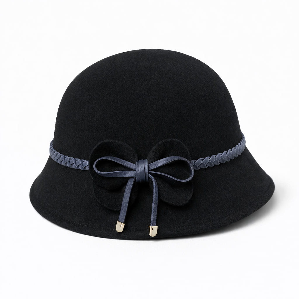 Chapeau Cloche Melon en Laine Femme - Pimpant