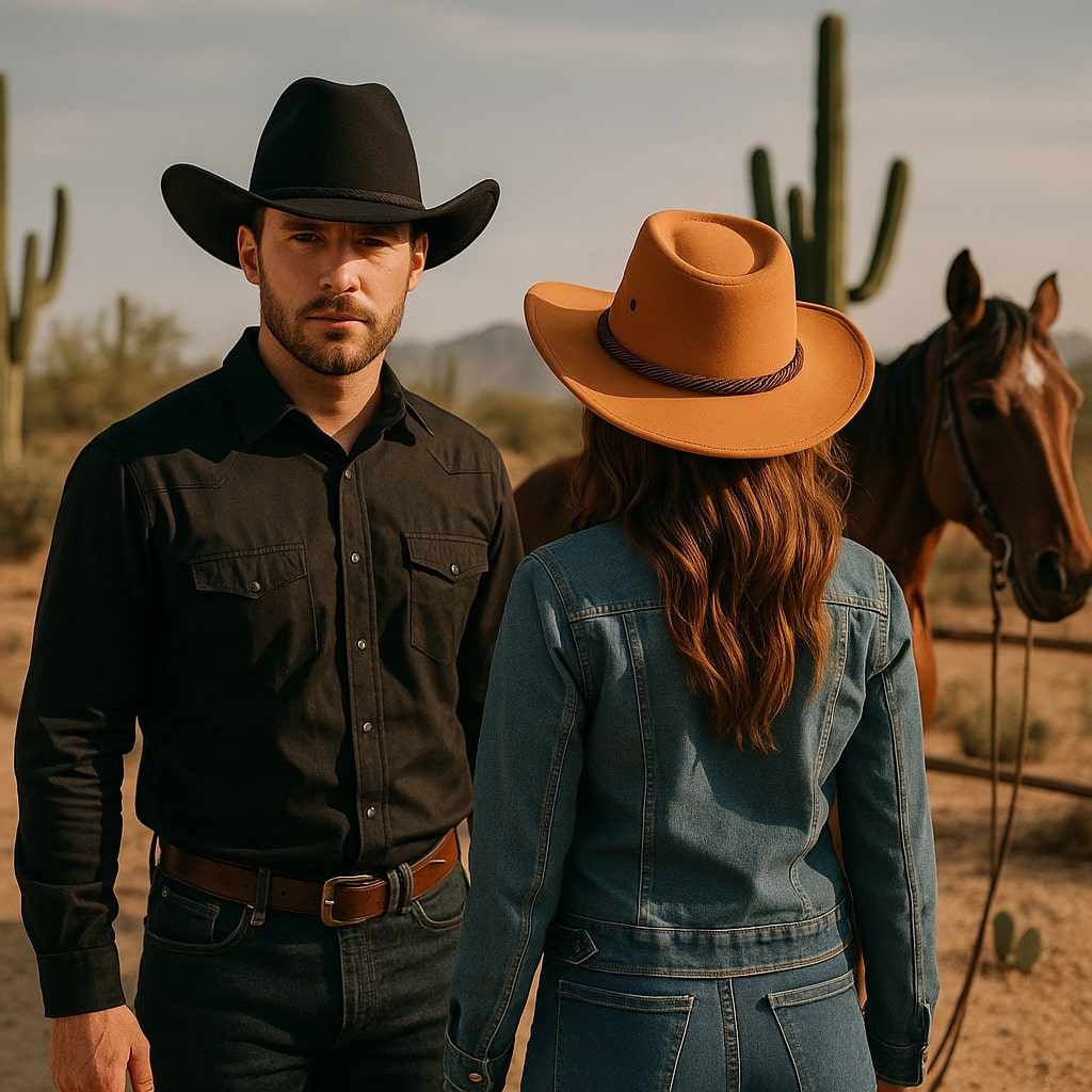 Chapeau Cowboy - SunsetSérénité