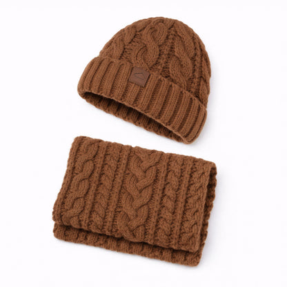Ensemble Bonnet Femme et Écharpe Tricoté - Arctica