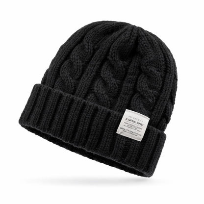 Bonnet Femme Cocoon Tricot Torsadé - Hivernia