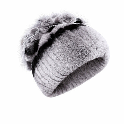 Bonnet Femme Luxe en Fausse Fourrure - Eolia