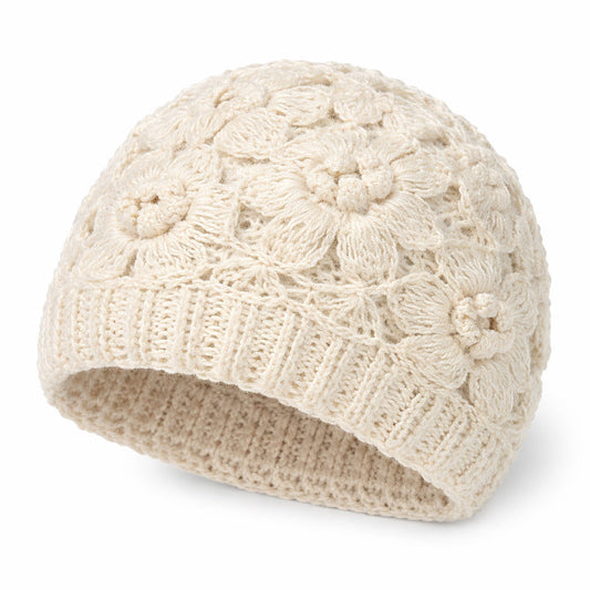 Bonnet Femme Crocheté Léger - Floraso