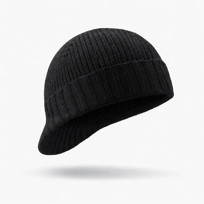 Bonnet Femme Hiver en Laine Doux avec Visière - SoftShield