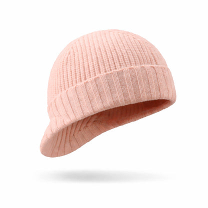 Bonnet Femme Hiver en Laine Doux avec Visière - SoftShield