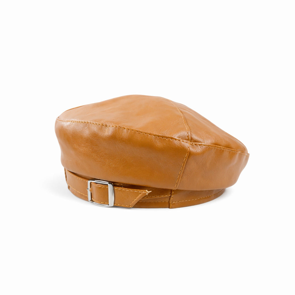 Béret en Cuir Femme