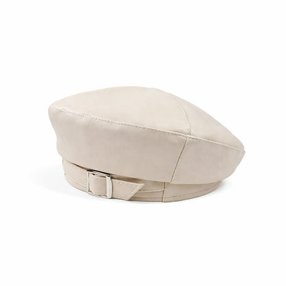 Béret en Cuir Femme