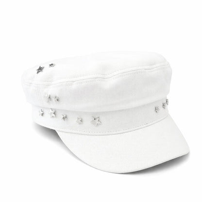 Béret Casquette Gavroche Femme Étoile Luxe