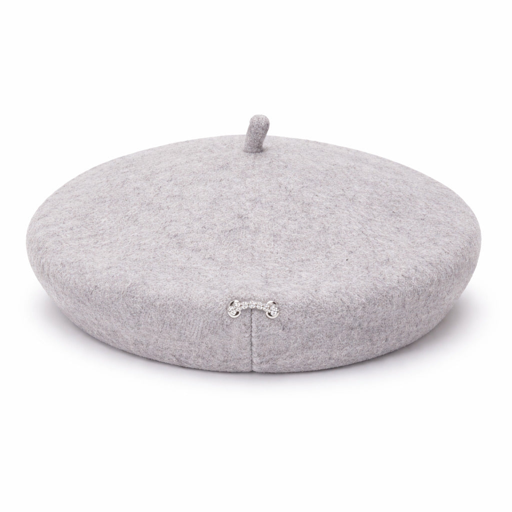 Béret Femme Raffiné avec Broche – Charme Parisien