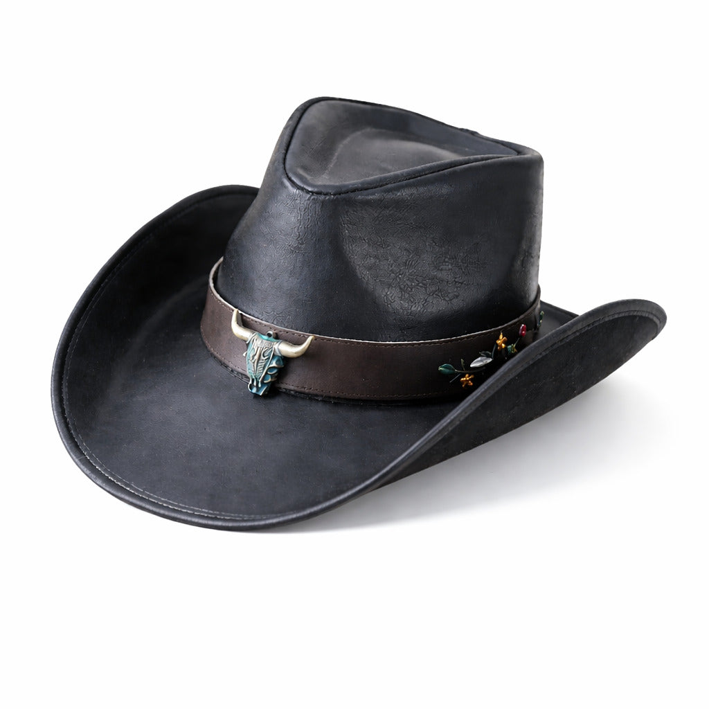 Chapeau Cowboy Véritable Cuir - FrontierFlair