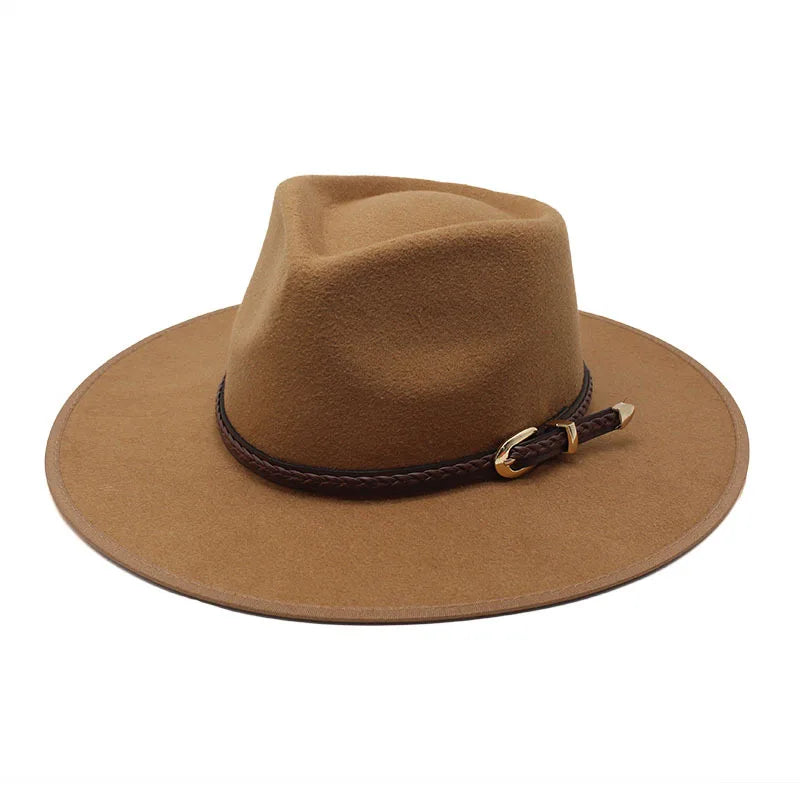 Chapeau Fedora Coton avec Cordon Tressé