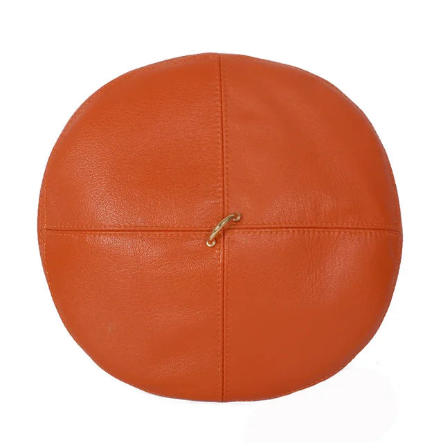 Béret Femme Véritable Cuir 100%