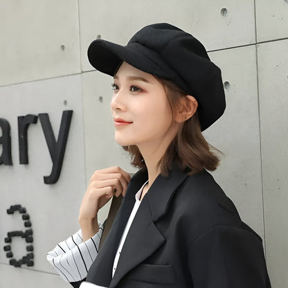 Casquette Gavroche Coton Femme