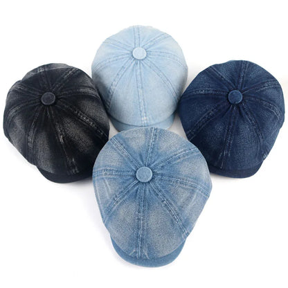 Béret Casquette Gavroche - Denim Style
