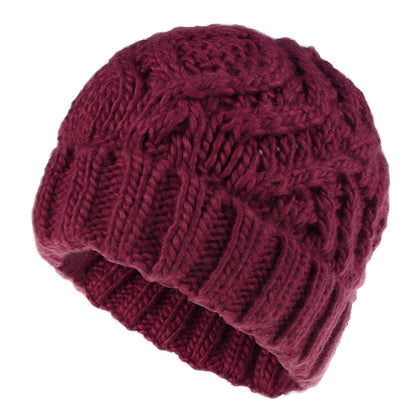 Bonnet Femme en tricot torsadé - GoldenCharm