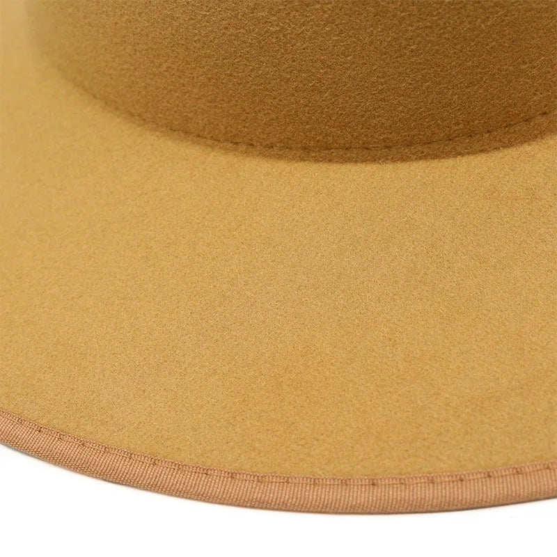 Chapeau Fedora Coton avec Cordon Tressé