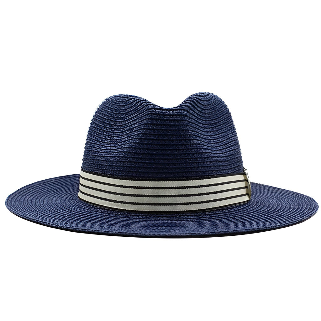 Chapeau Panama Unisexe Rayé – Luca