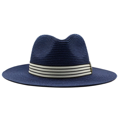 Chapeau Panama Unisexe Rayé – Luca