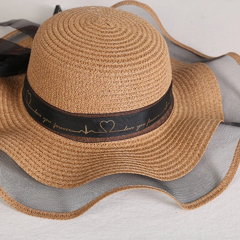 Chapeau de Paille Femme à Ruban - Poppy