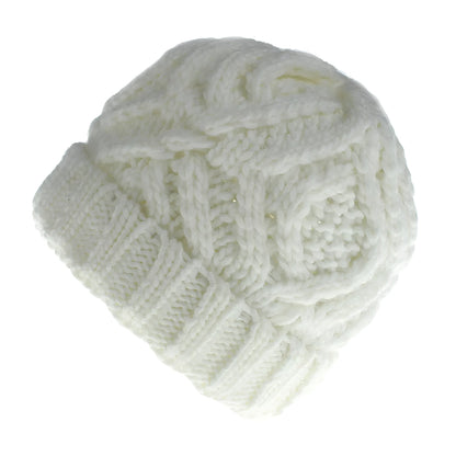 Bonnet Femme en tricot torsadé - GoldenCharm