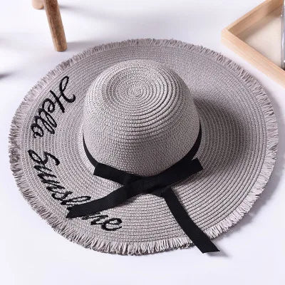 Chapeau de Paille Femme Pliable - LaceUp