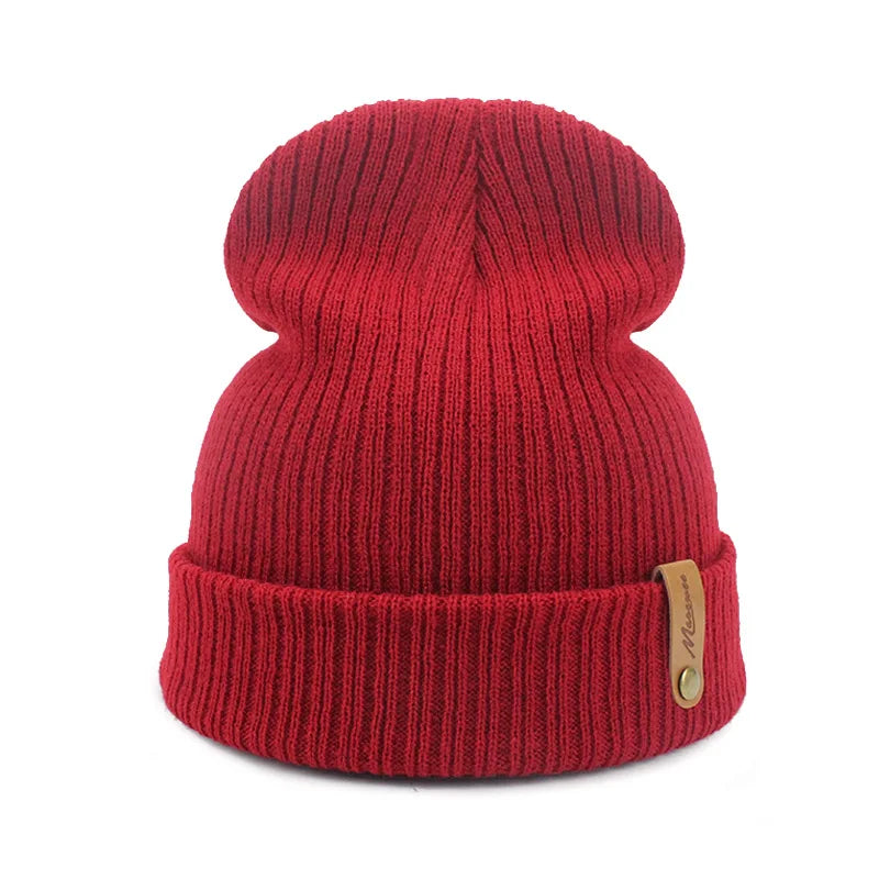 Bonnet Long en Maille Côtelée - PureLine