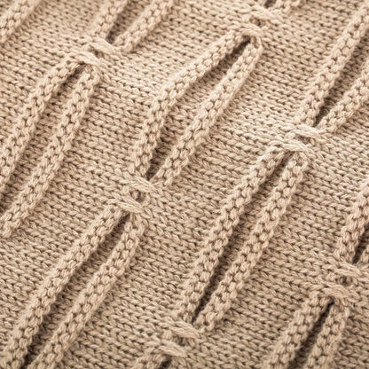 Bonnet Long en Maille Torsadée - TrueKnits