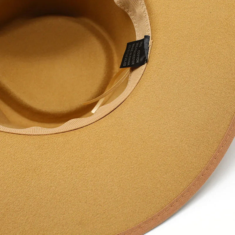 Chapeau Fedora Coton avec Cordon Tressé